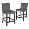 Celeste Gray Counter Height Chair (Set of 2)