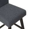 High Line Counter Height Dining Set w/ Gray Swivel Chairs