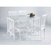 Southport Drop Leaf Dining Room Set (White)