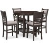 Langwest 5-Piece Counter Height Dining Room Set