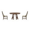 Bay Creek Round Dining Room Set w/ Upholstered Host Chairs