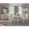 Bronwyn 60 Inch Round Dining Room Set w/ Upholstered Side Chairs