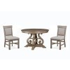 Tinley Park 48 Inch Round Dining Room Set w/ Upholstered Side Chairs