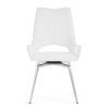 D4878 White Swivel Chair (Set of 2)