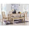 Gleanville Dining Room Set w/ Bench