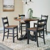 Valebeck Round Counter Height Dining Room Set