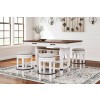 Valebeck Counter Height Storage Dining Set w/ Stools