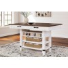 Valebeck Counter Height Storage Table