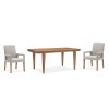 Lindon Dining Room Set w/ Grey Arm Chairs