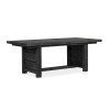 Plum Creek Ravenwood Black Extension Dining Table