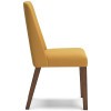 Lyncott Round Dining Room Set w/ Mustard Chairs