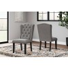 Jeanette Gray Side Chair (Set of 2)