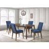 Maggie Dining Room Set w/ Blue Chairs