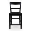 Basinger Counter Height Dining Room Set w/ Black Chairs