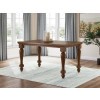 Basinger Counter Height Dining Room Set w/ Black Chairs