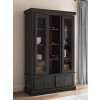 Basinger Counter Height Dining Room Set w/ Black Chairs