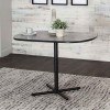 Lenny Oval Magna Laminate Top Dining Table