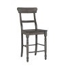 Savannah Court Counter Height Chair (Gray) (Set of 2)