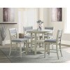 Amherst White Counter Height Dining Room Set