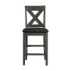 Alex 7-Piece Counter Height Dining Room Set (Grey)