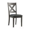 Alex Side Chair (Dark Grey) (Set of 2)
