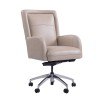 Prestige Verona Linen Leather Desk Chair