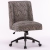 DC503 Series Maze Ebony Fabric Desk Chair