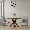 Crossings Downtown Round Dining Room Set w/ Natural Chairs