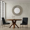 Crossings Downtown Round Dining Room Set w/ Navy Chairs