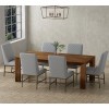 Crossings Downtown Dining Room Set w/ Natural Chairs