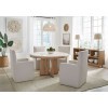 Escape Round Dining Room Set w/ Caster Chairs