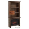 Alder Grove 74 Inch Fireplace Display Case (Fruitwood)