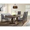Gramercy Dining Room Set w/ Straight Leg Chairs and Bench