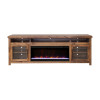 Dakota Whiskey 94-inch Fireplace Console
