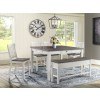 Kayla Counter Height Dining Room Set w/ Bench