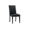 Meridian Side Chair (Black) (Set of 2)