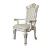 Vendome Upholstered Arm Chair (Antique Pearl) (Set of 2)