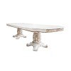Vendome 120 Inch Rectangular Dining Table (Antique Pearl)