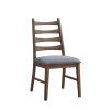 Mayah Dark Gray Side Chair (Set of 2)
