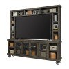 Industrial 96 Inch Entertainment Center (Ghost Black)