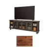 Industrial 96 Inch Console w/ 4 Doors (Fruitwood)
