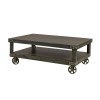 Industrial Cocktail Table (Ghost Black)