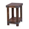 Industrial Chairside Table (Tobacco)