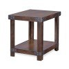 Industrial End Table (Tobacco)