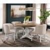 Park Creek Round Dining Room Set w/ Upholstered Chairs