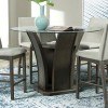 Dapper Round Counter Height Table (Grey)