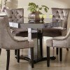 Smoked Mirrored Octagon Dining Table