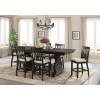 Stone Counter Height Dining Room Set