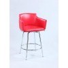 Dusty Club Counter Height Stool w/ Memory Swivel (Red)