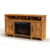 Deer Valley 65 Inch Fireplace Console (Fruitwood)